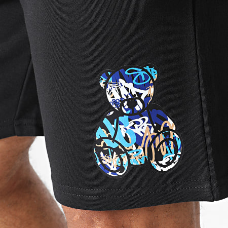 Teddy Yacht Club - Essentials Art Series Pantalón corto de chándal azul Negro