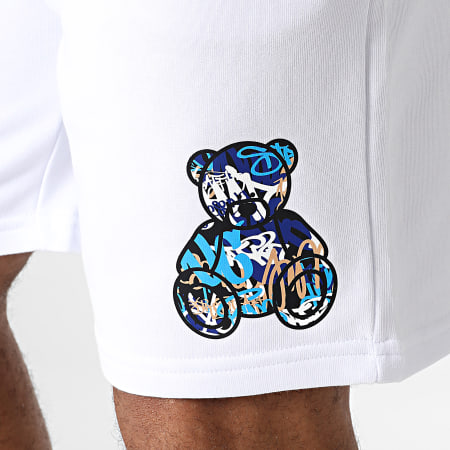 Teddy Yacht Club - Pantaloncini da jogging Essentials Art Series Blu Bianco
