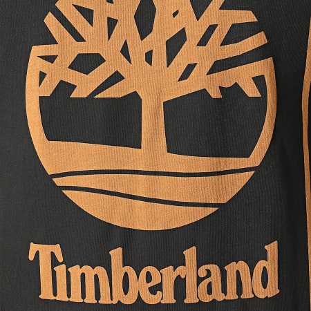 Timberland - Tee Shirt Manches Longues Stack Logo A2CMK Camel