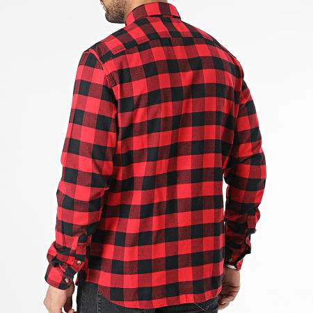 Chemise Manches Longues à Carreaux Rouges NEXT - Taille 5 Ans (enfant) - Occasion Très Bon état