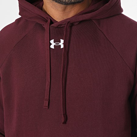 Felpa under armour zip bordeaux store