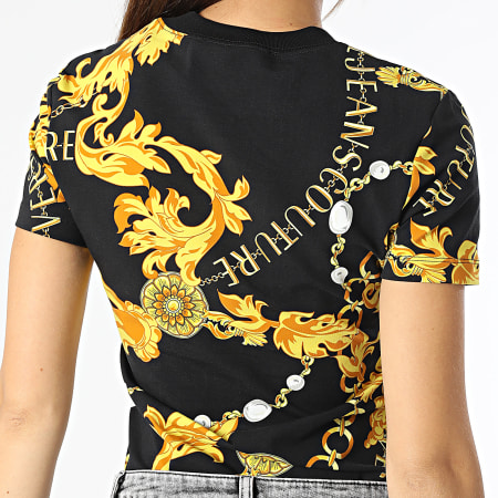 Versace Jeans Couture - Tee Shirt Print Noir Renaissance