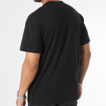 Versace Jeans Couture - Camiseta Logo Iridiscente Negra