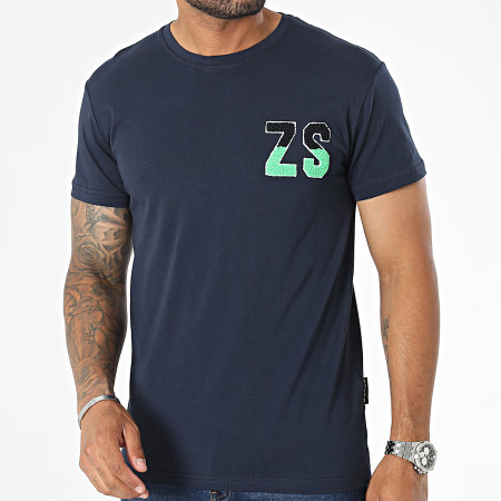 Zelys Paris - Tee Shirt Bleu Marine