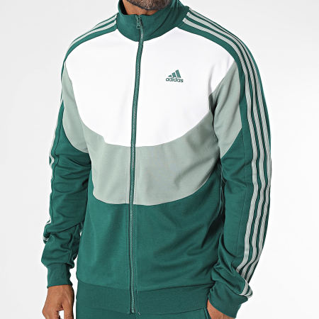 Tuta adidas verde e bianca online