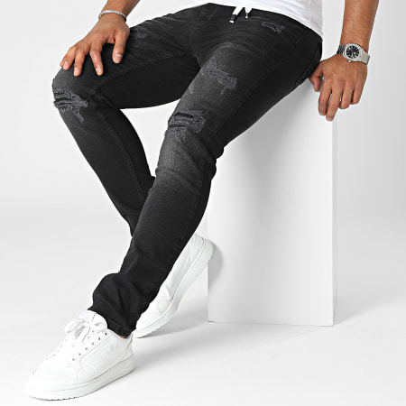 Jean Noir Slim Fit Élégant main image 0