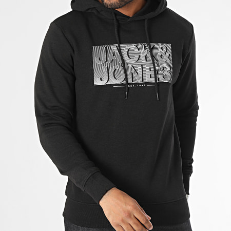 Sweat zippé à capuche en molleton bleu marine La Redoute Collections | La Redoute