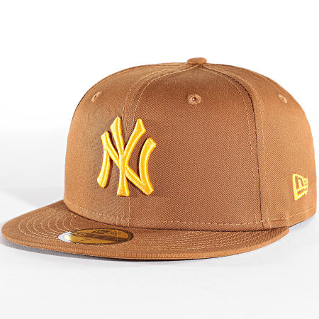 New Era - Gorra ajustada League Essential 59Fifty New York Yankees 60364436 Marrón