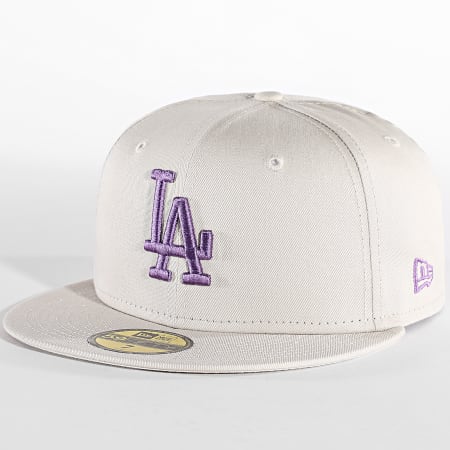 New Era - Cappellino Fitted League Essential 59Fifty Los Angeles Dodgers 60364439 Beige