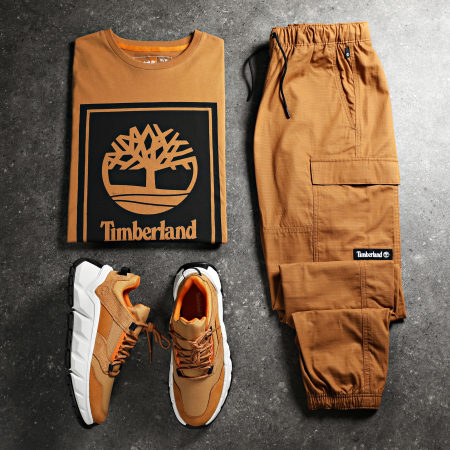 Timberland - Tee Shirt Stack A2AJ1 Camel