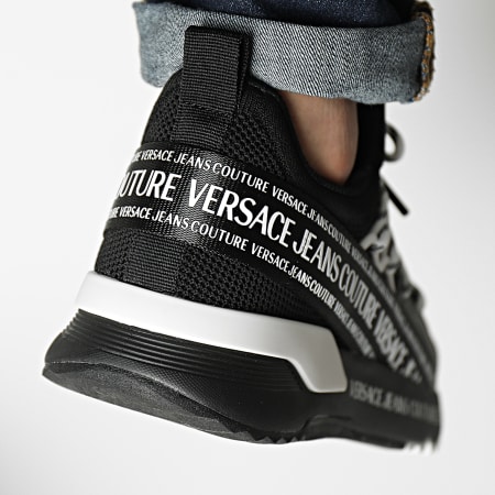 Versace Jeans Couture - Fondo Dynamic Zapatillas 75YA3SA3 Negro Blanco