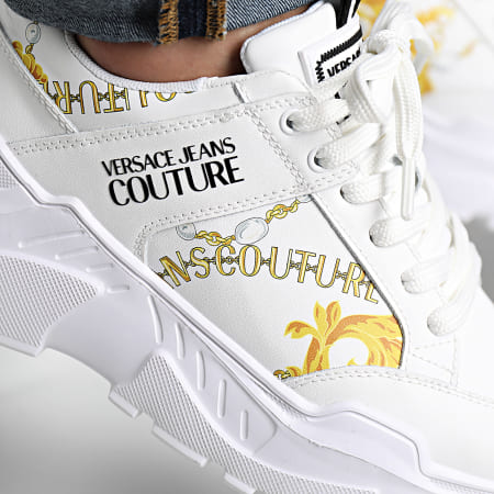 Versace Jeans Couture - Fondo Speedtrack Zapatillas 75YA3SC2 Blanco Renacimiento