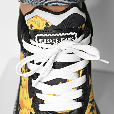 Versace Jeans Couture - Fondo Dynamic Zapatillas 75YA3SA1 Negro Renacimiento
