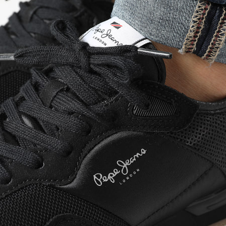 Pepe Jeans - Baskets Femme London Sequins PLS31382 Black