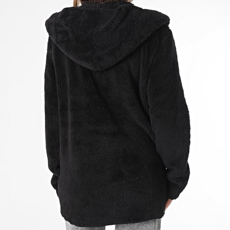 Cardigan Femme à Capuche New Look - Noir Et Marron - Taille 8 - Neuf Avec étiquettes