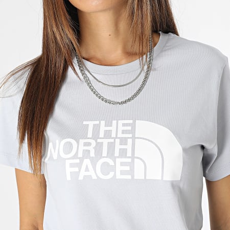 The North Face - Tee Shirt Femme Easy Bleu Clair - LaBoutiqueOfficielle.com