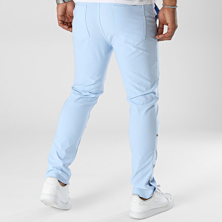 John H - Pantalones de chándal azul claro
