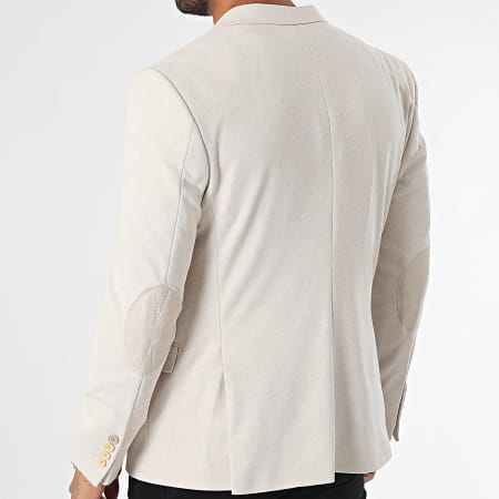 Mackten - Giacca blazer bianca ecru