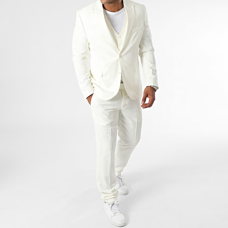 Mackten - Costume 3 Pièces Blanc - LaBoutiqueOfficielle.com