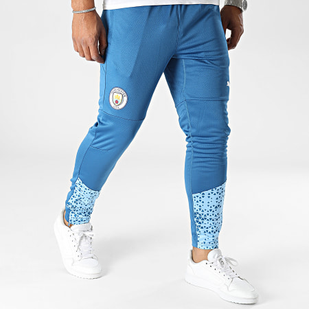 Puma - Pantalon Jogging Slim Manchester City 772864 Bleu Pétrole