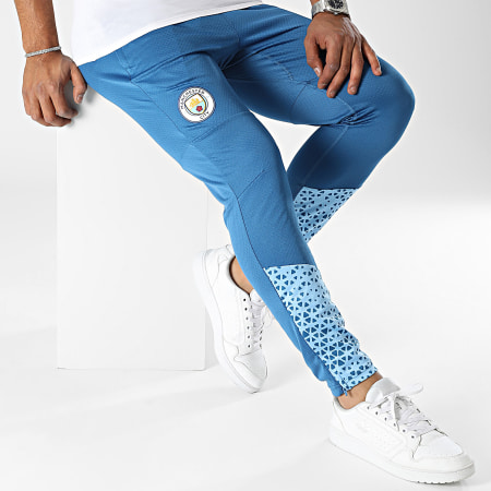 Puma - Manchester City 772864 Pantalones Jogging Slim Azul petróleo