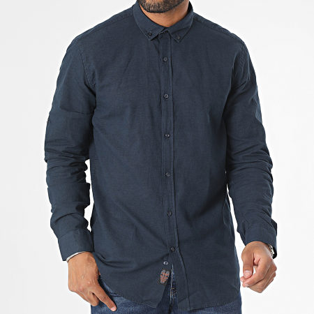 Armita - Camisa azul marino de manga larga