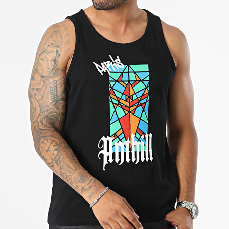 Anthill - Camiseta de tirantes Vitrail negra