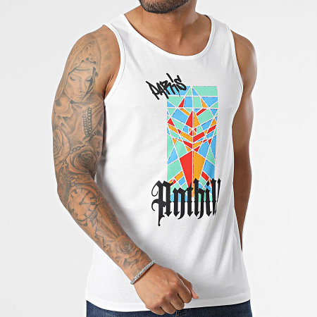 Anthill - Camiseta blanca de tirantes Vitrail