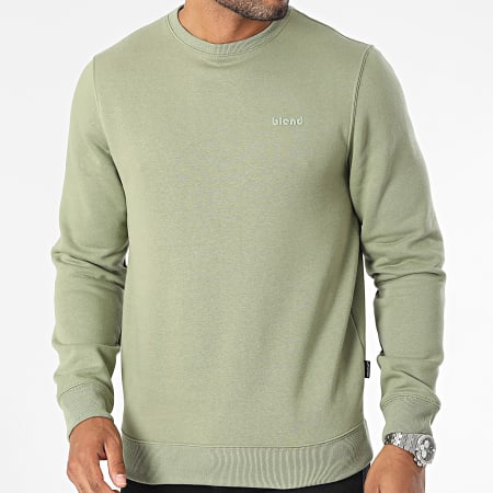 Blend - Sweat Crewneck Downtown 20712522 Vert Kaki