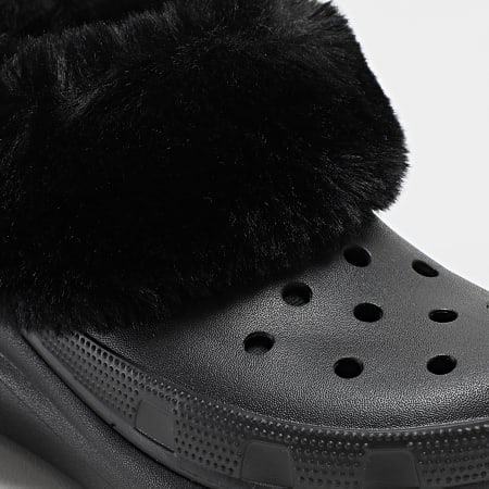 Crocs - Classic Furever Negro