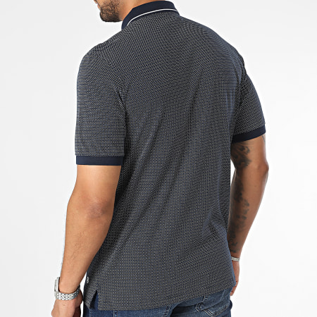 Jack And Jones - Blasilas marineblauwe polo met korte mouwen