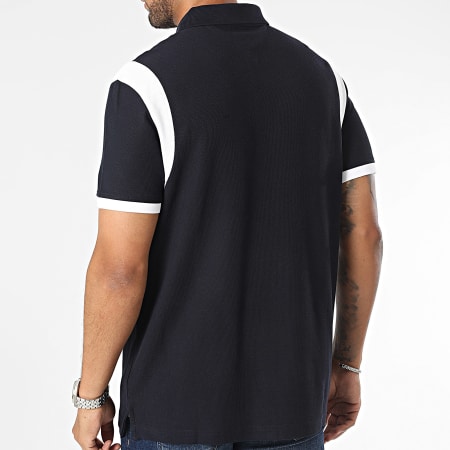 Tommy Jeans - Polo Manches Courtes Relax Colorblock Bleu Marine