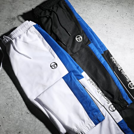 Sergio Tacchini - Abita 39145 Pantaloni da jogging bianco blu reale