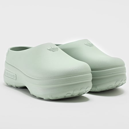 Adidas Originals - Mujer adiFOM Mules Stan IE7053 Plata Verde Core Negro