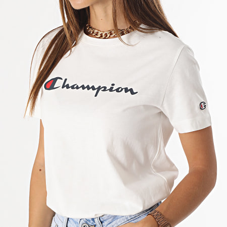 Champion - Maglietta da donna 116578 Bianco