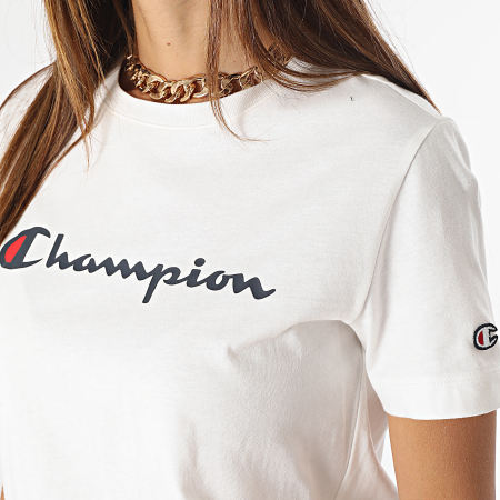 Champion - Camiseta mujer 116578 Blanco