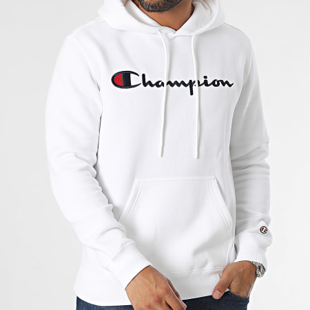 Champion - Sudadera con capucha 219203 Blanca