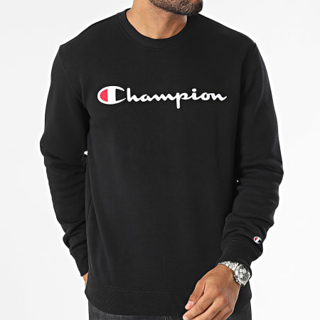 Champion - Sudadera de cuello redondo 219204 Negro