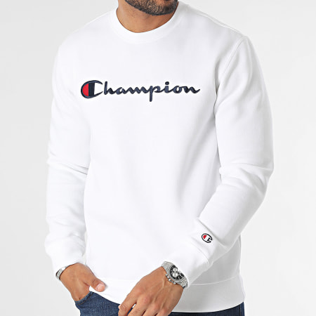 Champion - Sweat Crewneck 219204 Blanc