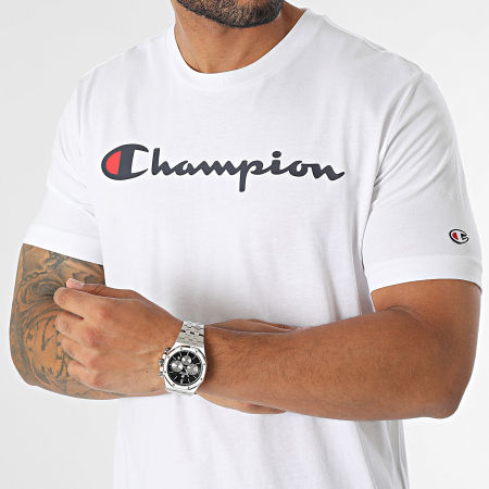 Champion - Camiseta 219206 Blanca