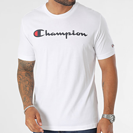 Champion - Tee Shirt 219206 Blanc
