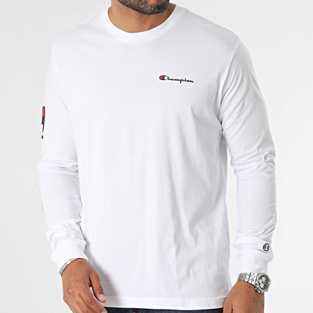 Champion Camiseta Manga Larga 219216 Blanca Ryses