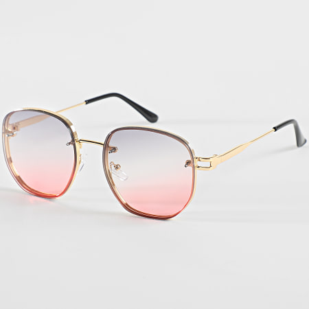 Frilivin - Gafas de sol degradado rosa