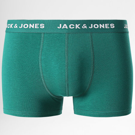 Jack And Jones - Set di 12 boxer Florian nero verde navy