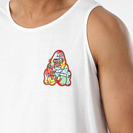 Sale Môme Paris - Camiseta de tirantes Graffiti Gorila blanca