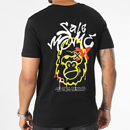 Sale Môme Paris - Gorilla Graffiti Head Camiseta Negro