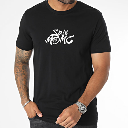 Sale Môme Paris - Gorilla Graffiti Head Camiseta Negro