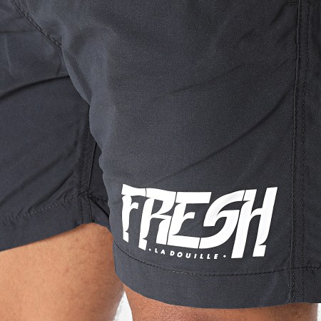 Fresh La Douille - Short De Bain Logo Noir