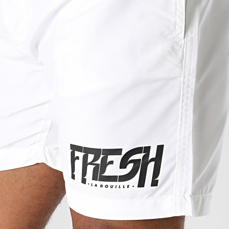 Fresh La Douille - Short De Bain Logo Blanc