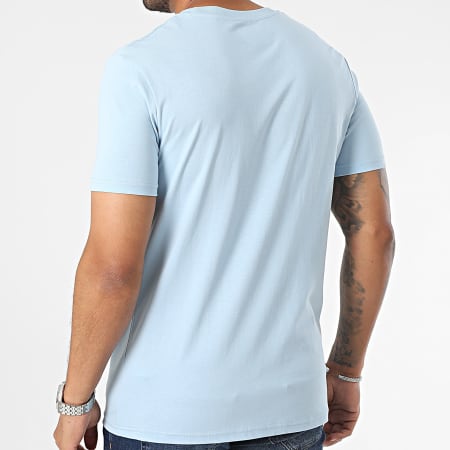 YA R - Tee Shirt Sur Le Terrain Bleu Ciel